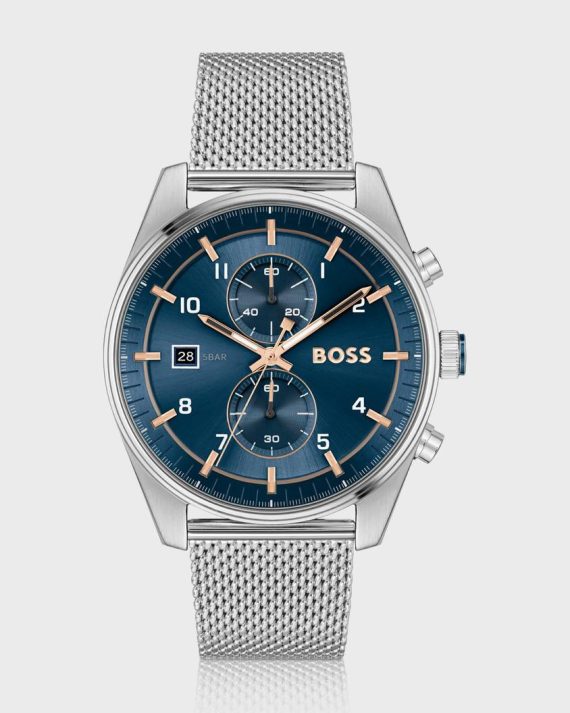 Hugo Boss Men's Trace Blue Dial Watch