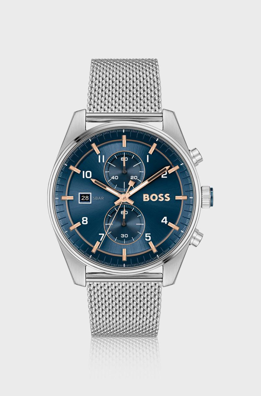 Hugo Boss Men's Trace Blue Dial Watch